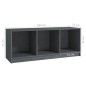 Mobile Porta TV Grigio 104x33x41 cm in Legno Massello di Pino Mobile Porta TV Grigio 104x33x41 cm in Legno Massello di Pino