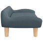 vidaXL Divano per Bambini Grigio Scuro 70x40x24 cm in Tessuto