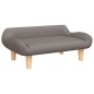 vidaXL Divano per Bambini Tortora 70x40x24 cm in Tessuto
