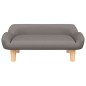 vidaXL Divano per Bambini Tortora 70x40x24 cm in Tessuto
