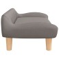 vidaXL Divano per Bambini Tortora 70x40x24 cm in Tessuto