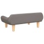 vidaXL Divano per Bambini Tortora 70x40x24 cm in Tessuto