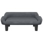 vidaXL Divano per Bambini Grigio Scuro 70x40x24 cm in Velluto