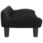 vidaXL Divano per Bambini Nero 70x40x24 cm in Velluto