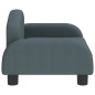 vidaXL Divano per Bambini Grigio Scuro 50x40x30 cm in Tessuto
