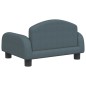 vidaXL Divano per Bambini Grigio Scuro 50x40x30 cm in Tessuto