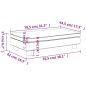 vidaXL Divano Bambini Poggiapiedi Grigio Chiaro 100x50x30 cm Velluto