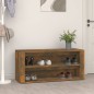 Scarpiera Rovere Fumo 100x35x45 cm in Legno Multistrato Scarpiera Rovere Fumo 100x35x45 cm in Legno Multistrato