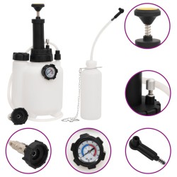 vidaXL Spurgo Freni Bianco e Nero 3 L