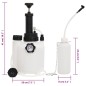 vidaXL Spurgo Freni Bianco e Nero 3 L vidaXL Spurgo Freni Bianco e Nero 3 L