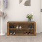 Scarpiera Rovere Fumo 100x35x45 cm in Legno Multistrato Scarpiera Rovere Fumo 100x35x45 cm in Legno Multistrato