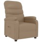 vidaXL Poltrona Reclinabile Cappuccino in Similpelle