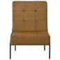 vidaXL Poltrona Relax 65x79x87 cm Marrone in Velluto