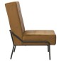 vidaXL Poltrona Relax 65x79x87 cm Marrone in Velluto