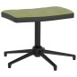 vidaXL Poltrona Relax con Poggiapiedi Verde Chiaro in Velluto e PVC vidaXL Poltrona Relax con Poggiapiedi Verde Chiaro in Velluto e PVC