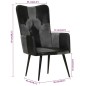 vidaXL Poltrona Wingback Marrone e Grigia in Vera Pelle vidaXL Poltrona Wingback Marrone e Grigia in Vera Pelle