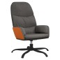 vidaXL Poltrona Relax Grigio Scuro in Tessuto
