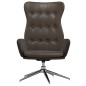 vidaXL Poltrona Rilassante Marrone Lucida in Similpelle vidaXL Poltrona Rilassante Marrone Lucida in Similpelle