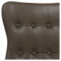 vidaXL Poltrona Rilassante Marrone Lucida in Similpelle vidaXL Poltrona Rilassante Marrone Lucida in Similpelle