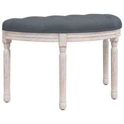 vidaXL Panca Grigio Scuro 81,5x41x49 cm in Velluto