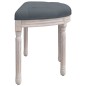 vidaXL Panca Grigio Scuro 81,5x41x49 cm in Velluto