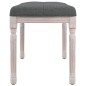 vidaXL Panca Grigio Scuro 80x40x49 cm in Tessuto vidaXL Panca Grigio Scuro 80x40x49 cm in Tessuto