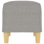 vidaXL Panca Grigio chiaro 70x35x41 cm in Tessuto vidaXL Panca Grigio chiaro 70x35x41 cm in Tessuto