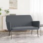 vidaXL Panca Grigio Scuro 108x79x79 cm in Velluto