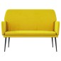 vidaXL Panca Gialla 108x79x79 cm in Velluto vidaXL Panca Gialla 108x79x79 cm in Velluto