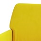 vidaXL Panca Gialla 108x79x79 cm in Velluto vidaXL Panca Gialla 108x79x79 cm in Velluto