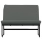 vidaXL Panca Grigio Scuro 100x75x76 cm in Tessuto vidaXL Panca Grigio Scuro 100x75x76 cm in Tessuto