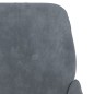 vidaXL Poltrona Grigio Scuro 62x79x79 cm Velluto vidaXL Poltrona Grigio Scuro 62x79x79 cm Velluto
