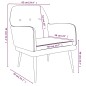 vidaXL Poltrona Grigio Scuro 62x79x79 cm Velluto vidaXL Poltrona Grigio Scuro 62x79x79 cm Velluto