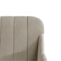 vidaXL Panca Grigio Chiaro 110x76x80 cm in Velluto vidaXL Panca Grigio Chiaro 110x76x80 cm in Velluto