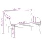 vidaXL Panca Grigio Chiaro 110x76x80 cm in Velluto vidaXL Panca Grigio Chiaro 110x76x80 cm in Velluto