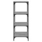 Libreria grigio sonoma 40x33x100 cm Legno Multistrato e Acciaio Libreria grigio sonoma 40x33x100 cm Legno Multistrato e Acciaio