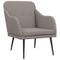vidaXL Poltrona Tortora 63x76x80 cm in Tessuto vidaXL Poltrona Tortora 63x76x80 cm in Tessuto