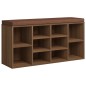 vidaXL Scarpiera Rovere Marrone 103x30x48 cm in Legno Multistrato