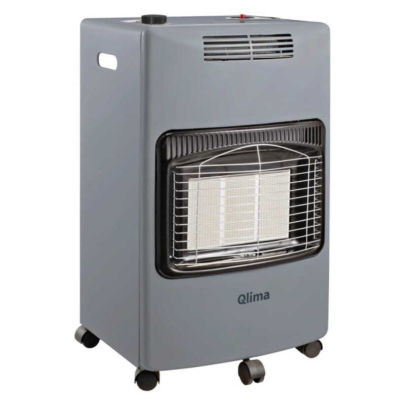 Qlima Stufa a Gas con Connettore 2 in 1 GH 959 RF 4,1 kW Grigio Qlima Stufa a Gas con Connettore 2 in 1 GH 959 RF 4,1 kW Grigio