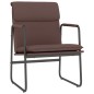 vidaXL Sedia Lounge Marrone 55x64x80 cm in Similpelle vidaXL Sedia Lounge Marrone 55x64x80 cm in Similpelle