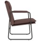 vidaXL Sedia Lounge Marrone 55x64x80 cm in Similpelle vidaXL Sedia Lounge Marrone 55x64x80 cm in Similpelle