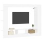 vidaXL Mobile Porta TV Bianco 152x22x113 cm in Legno Multistrato vidaXL Mobile Porta TV Bianco 152x22x113 cm in Legno Multistrato