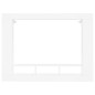 vidaXL Mobile Porta TV Bianco 152x22x113 cm in Legno Multistrato vidaXL Mobile Porta TV Bianco 152x22x113 cm in Legno Multistrato