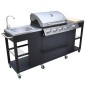vidaXL Barbecue da Cucina per Esterni Montana 4 Fornelli vidaXL Barbecue da Cucina per Esterni Montana 4 Fornelli