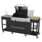 vidaXL Barbecue da Cucina per Esterni Montana 4 Fornelli vidaXL Barbecue da Cucina per Esterni Montana 4 Fornelli