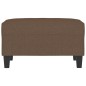 vidaXL Poggiapiedi Marrone 70x55x41 cm in Tessuto vidaXL Poggiapiedi Marrone 70x55x41 cm in Tessuto