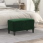 vidaXL Panca Verde Scuro 70x35x41 cm in Velluto vidaXL Panca Verde Scuro 70x35x41 cm in Velluto