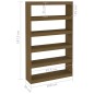 vidaXL Libreria/Divisorio Marrone 100x30x167,5 cm in Massello di Pino vidaXL Libreria/Divisorio Marrone 100x30x167,5 cm in Massello di Pino