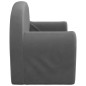vidaXL Divano per Bambini a 2 Posti Antracite in Morbido Peluche vidaXL Divano per Bambini a 2 Posti Antracite in Morbido Peluche
