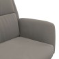 vidaXL Poltrona Relax Grigio Chiaro in Velluto vidaXL Poltrona Relax Grigio Chiaro in Velluto
